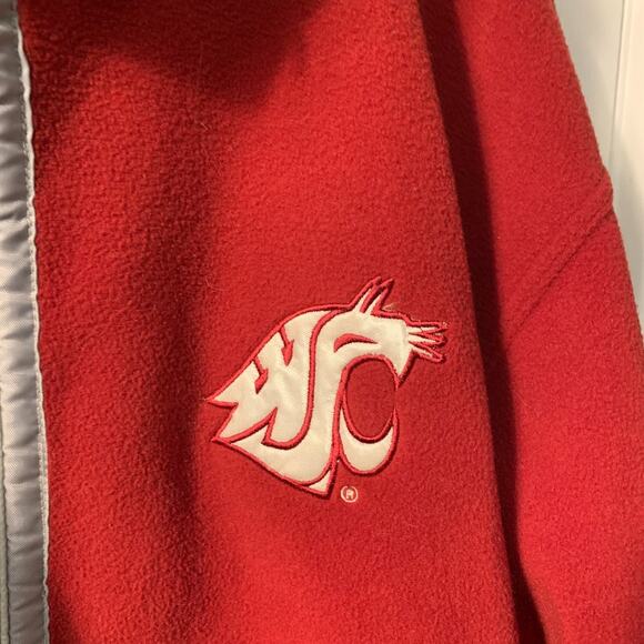 Vintage Washington State University Cougars WSU Jacket Men's Size L Reversible - Picture 8 of 12
